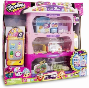 Realistic Physics Shopkins Tall Mall Playset