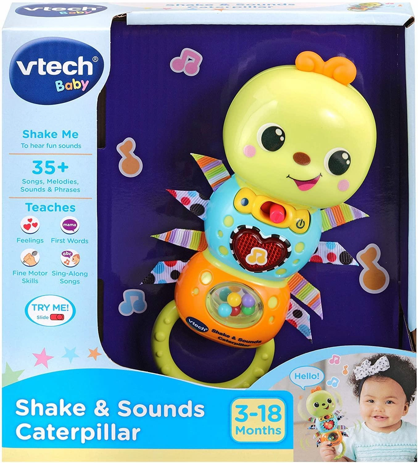 Mini Performer Tackle Artist VTech Baby Shake & Sounds Caterpillar