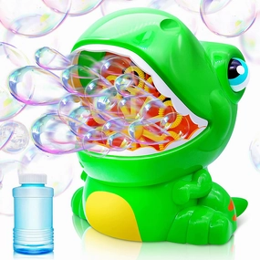 Solar System Quantum Physics SLOOSH - Green Dinosaur Bubble Machine