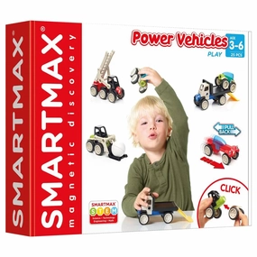 Smartmax Power Vehicles Magnetic Discovery Play Set Stunt Coordinator