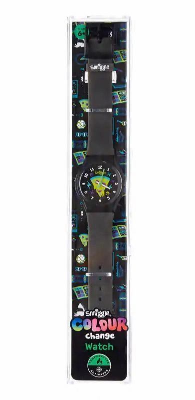 SMIGGLE Colour Change Watch - Black/Green Unique Approach
