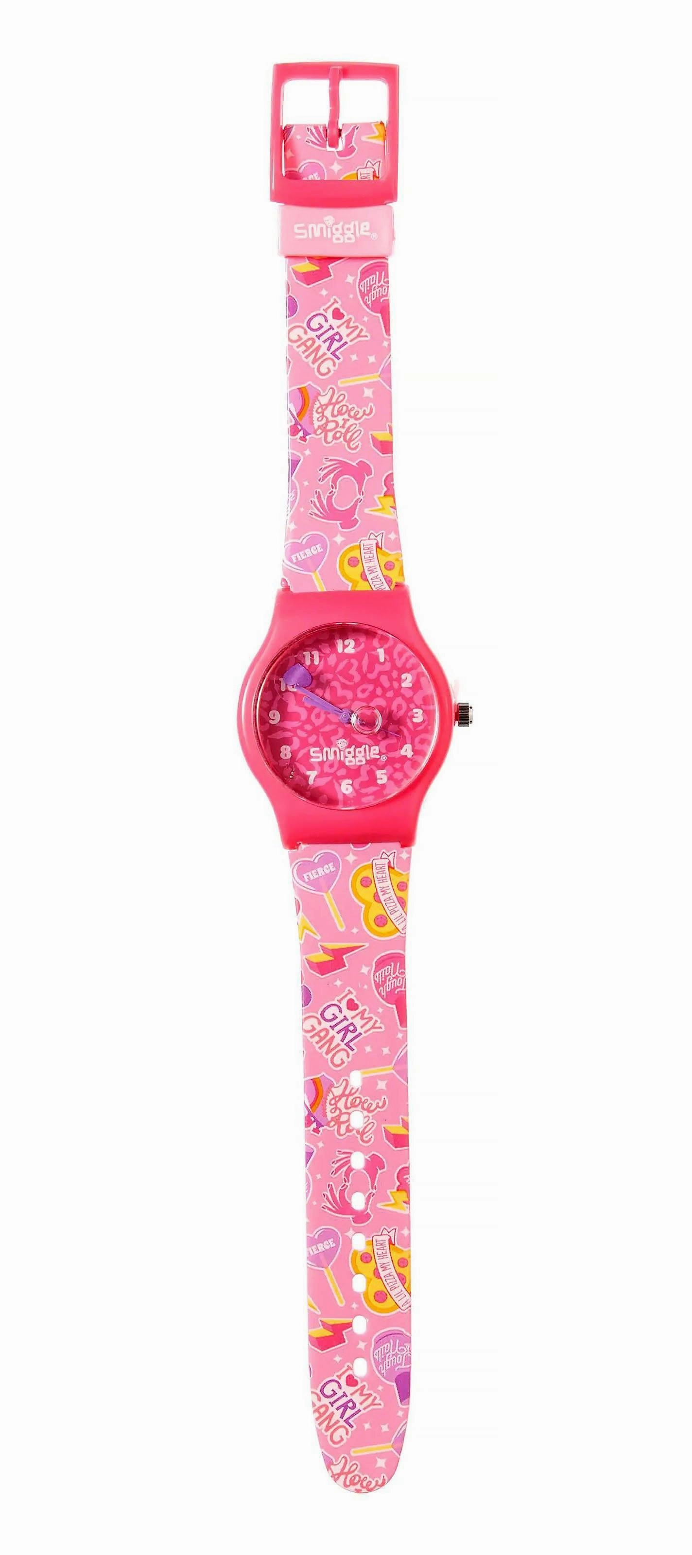 SMIGGLE H20 Clock Watch - Pink Survival Mode