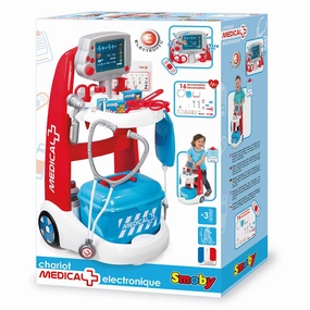 Unique Approach Smoby Electronic  Roleplay Doctor Playset Cart