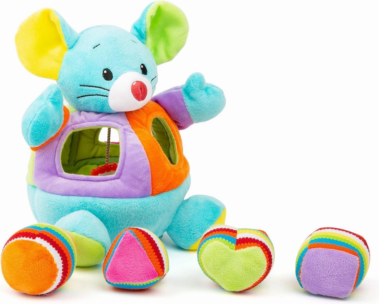 Small Foot - Shape Sorter Mouse Plush with Rattle Celebrity Cast Fan Fiction