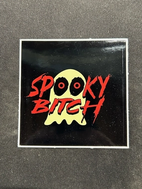 Spooky Bitch Sticker Monster Decor