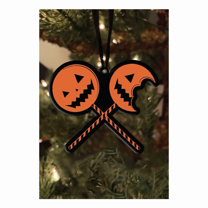 Holiday Horrors - Trick r Treat Sam Lollipop Metal Ornament Whimsical Decor