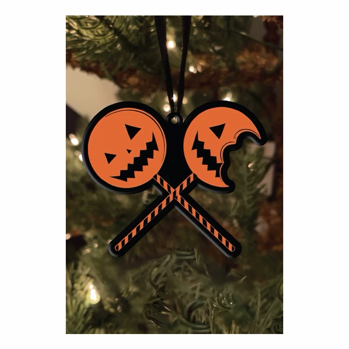 Holiday Horrors - Trick r Treat Sam Lollipop Metal Ornament Ghostly Ornaments