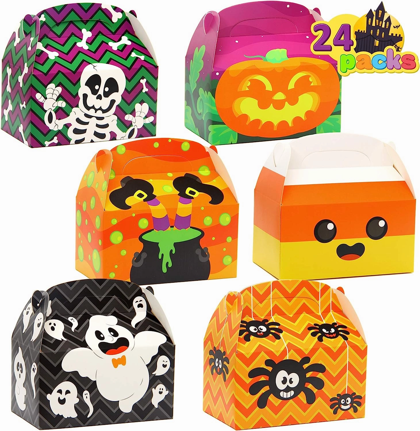 Monster Accessories Haunted Crafts Cookie Box, 24 Pcs
