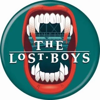 Mysterious Lights Horror Movies Lost Boys Teeth Buttons 1.25" Round