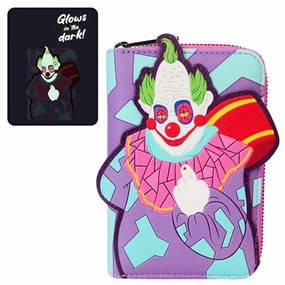 Killer Klowns From Outer Space Jumbo Cosplay Zip-Around Wallet Creepy Ornaments Charming Lights