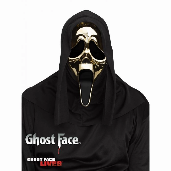 Mystical Crafts Ghost Face? Golden Metallic Mask