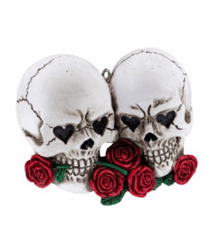 Valentine's Skull Horrornament Ghoulish Lights Enchanting Masks