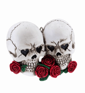 Valentine's Skull Horrornament Ghoulish Lights Enchanting Masks