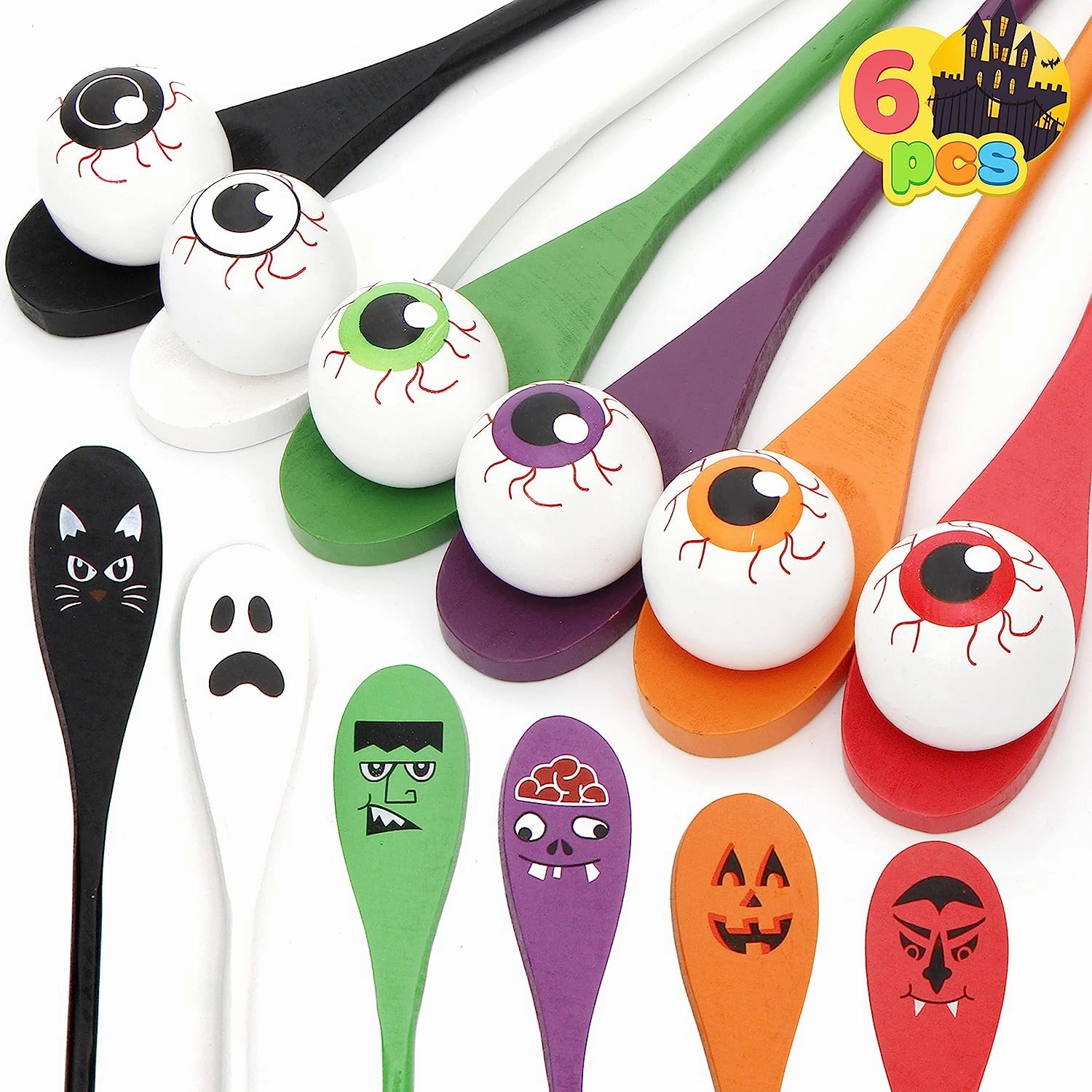 Spoon Race Game Playful Decor Spooky Lights