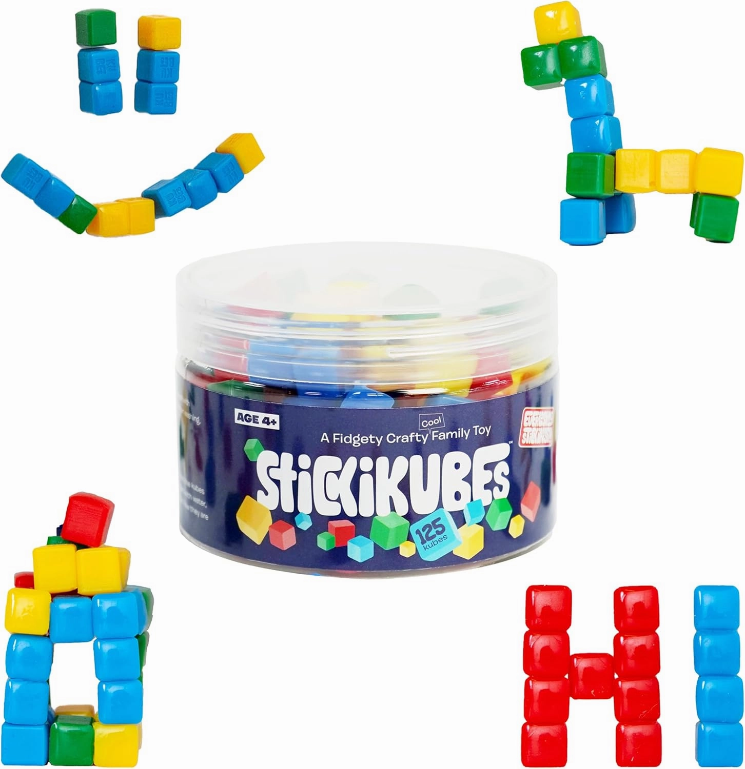 Letter Block Stickikubes