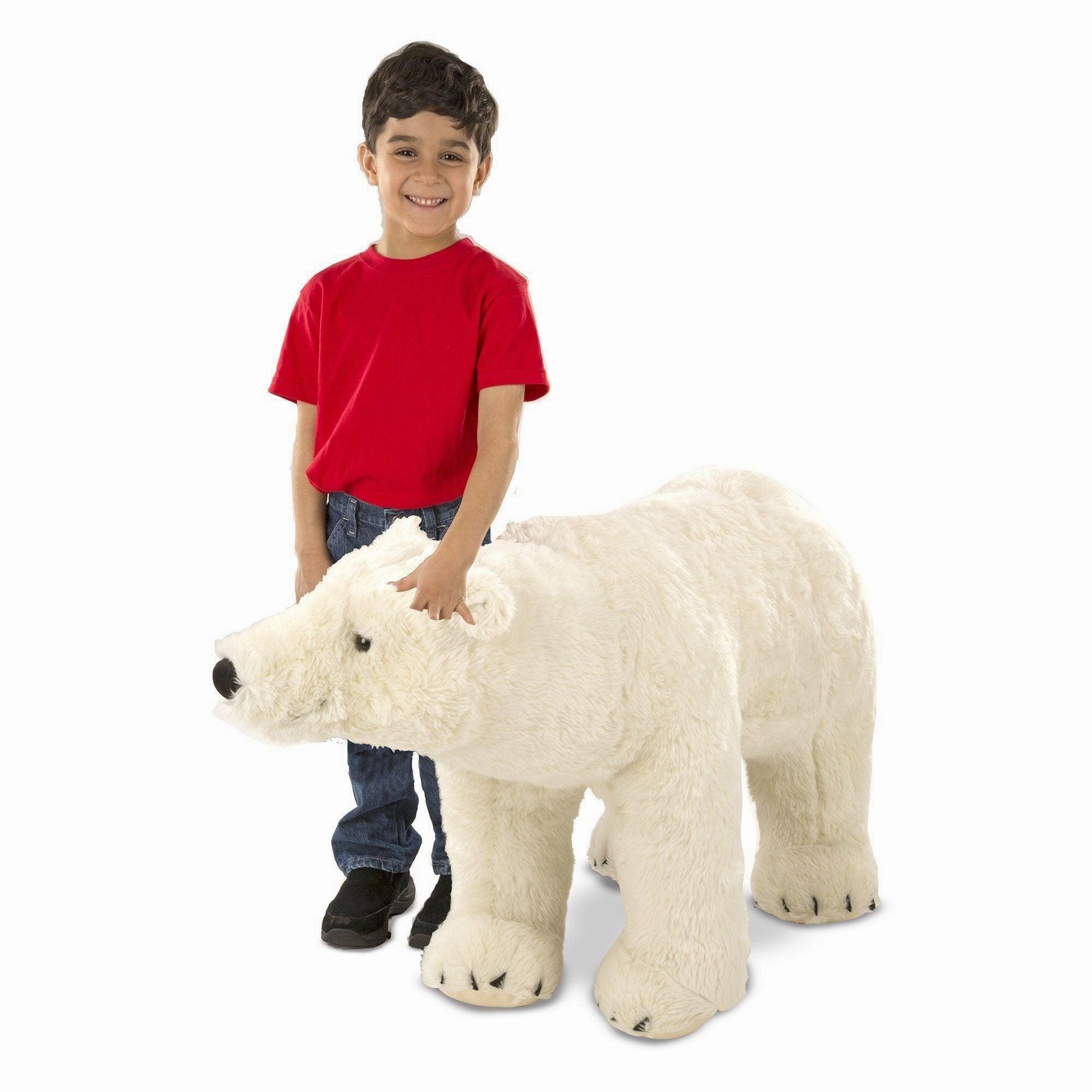 Small Peek Matching Pair Melissa & Doug 18803 Giant Stuffed Animal Polar Bear