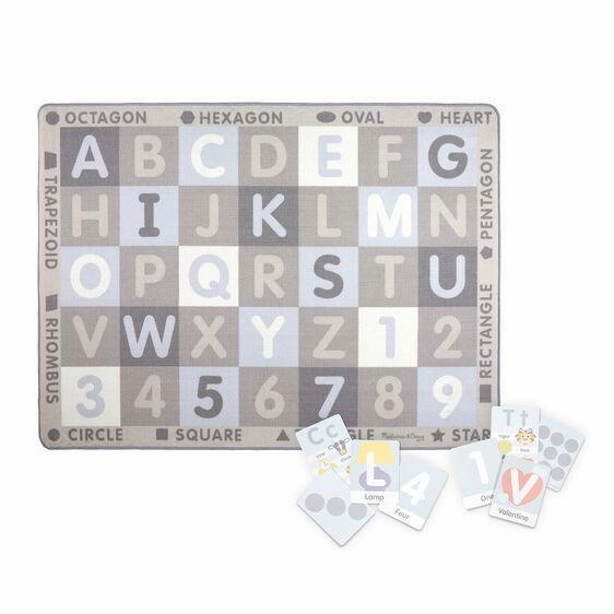 Review Campaign Hardly Rare Melissa & Doug Jumbo ABC-123 Rug - Neutral