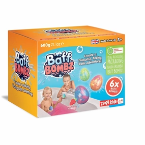 Practice Range Absolute Freedom Zimpli Kids Fizzing Baff Bombz Egg Pack - 6 Bath Pack