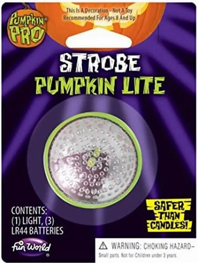 Strobe Pumpkin Lite Haunted Party