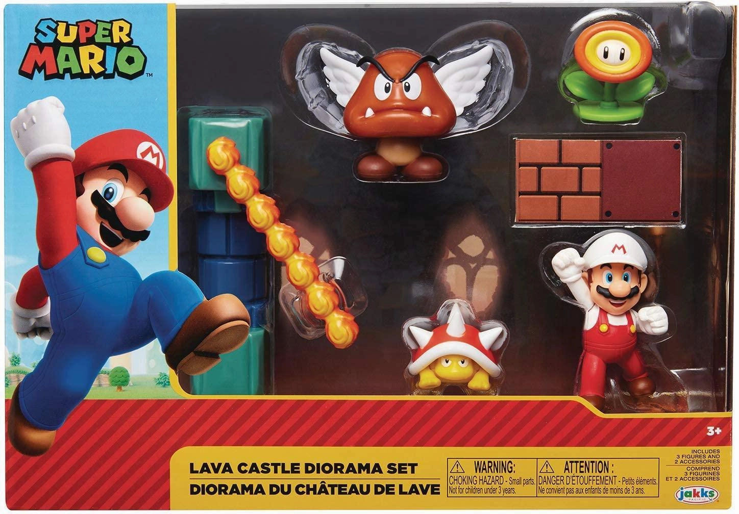 Twitch Integration Super Mario JPA40015 Nintendo Lava Castle Playset