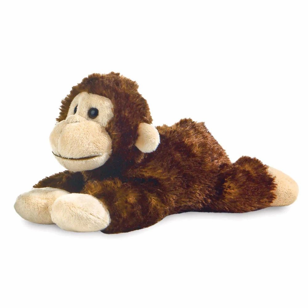 AURORA 12755 Mini Flopsie Cheki Chimp 8-Inch Soft Toy Small Brand Little Crate