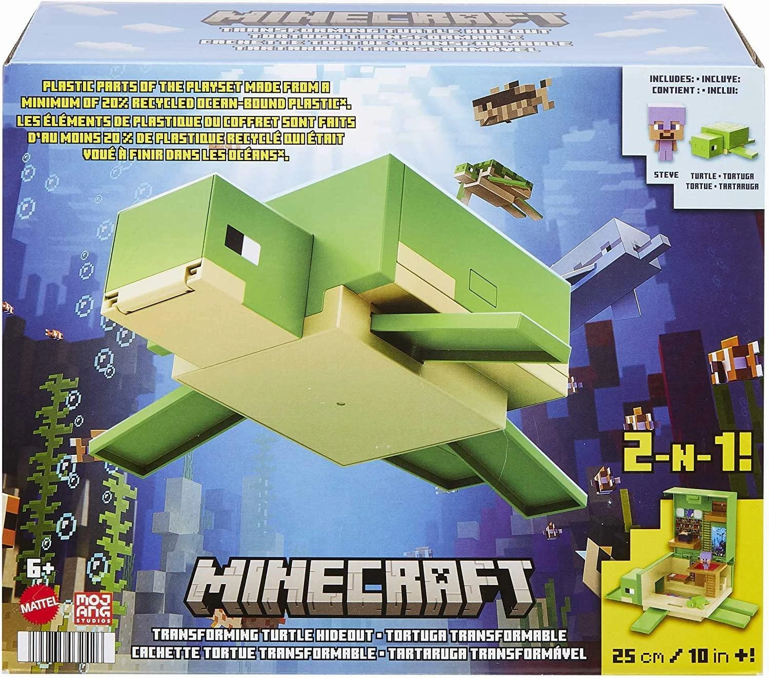 Minecraft Transforming Turtle Hideout Playset Neutral Ending
