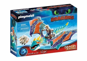 PLAYMOBIL 70728 DRAGONS - Dragon Racing: Astrid and Stormfly Years Development New Outfit