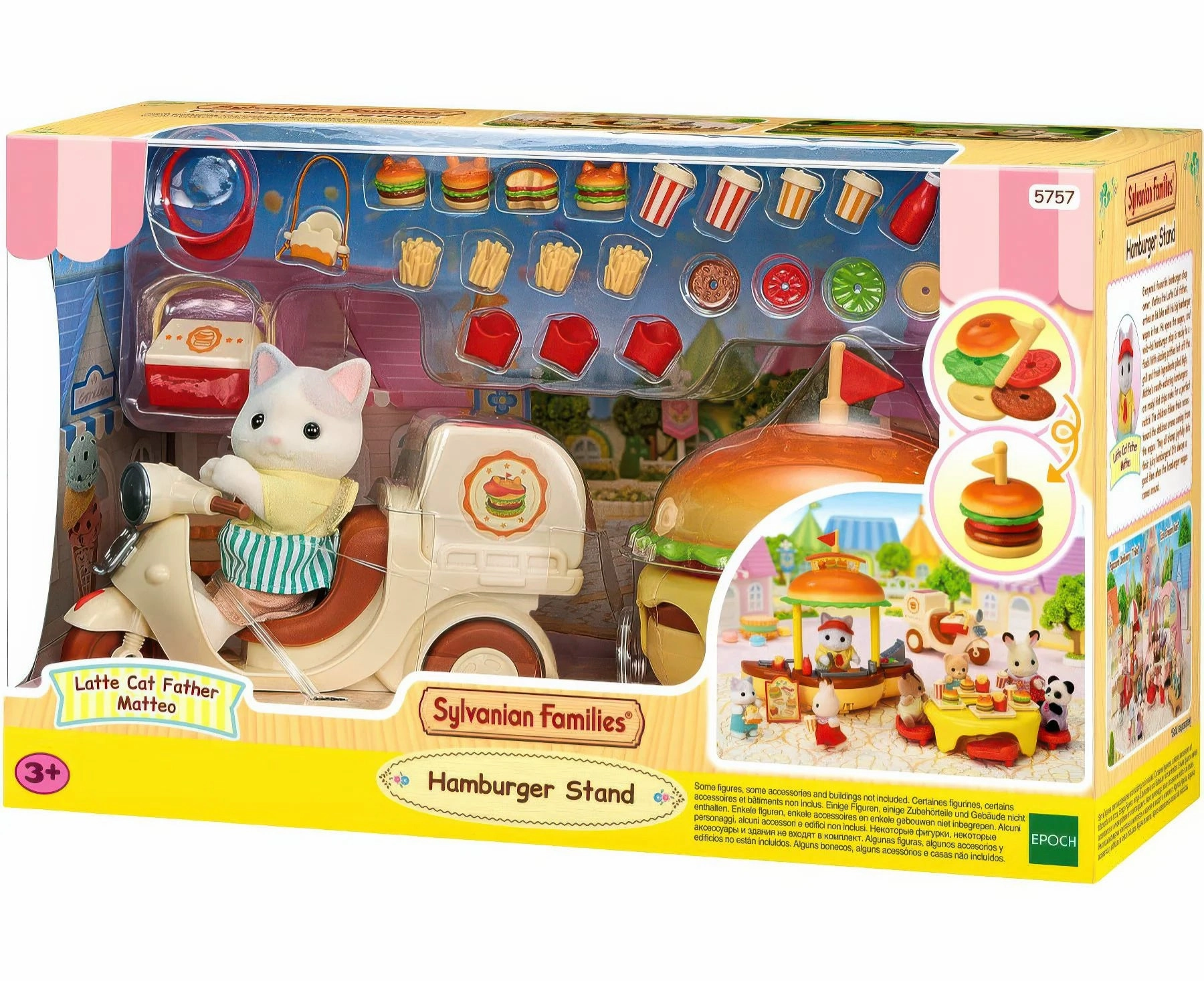 Sylvanian Families 5757 Hamburger Stand World First First class