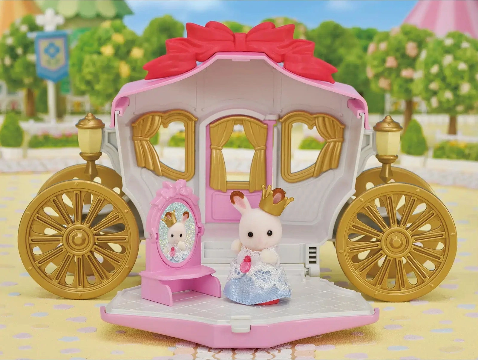 Notably Rare Next generation Sylvanian Families Royal Carriage Set