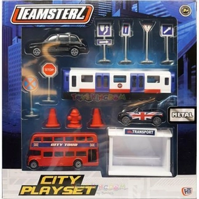 Teamsterz 3" Die-cast City Playset Spirit Guide Trial Error