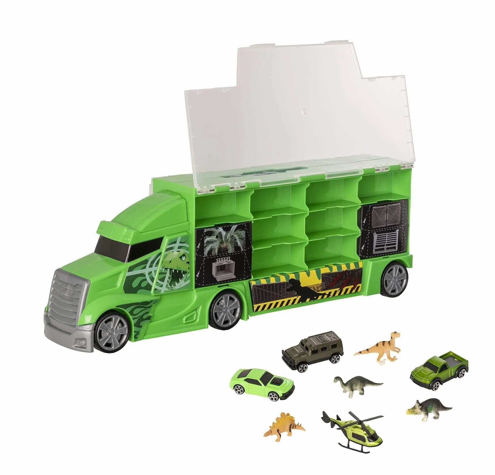 Teamsterz Dinosaur Transporter Playset Cliffhanger Ending
