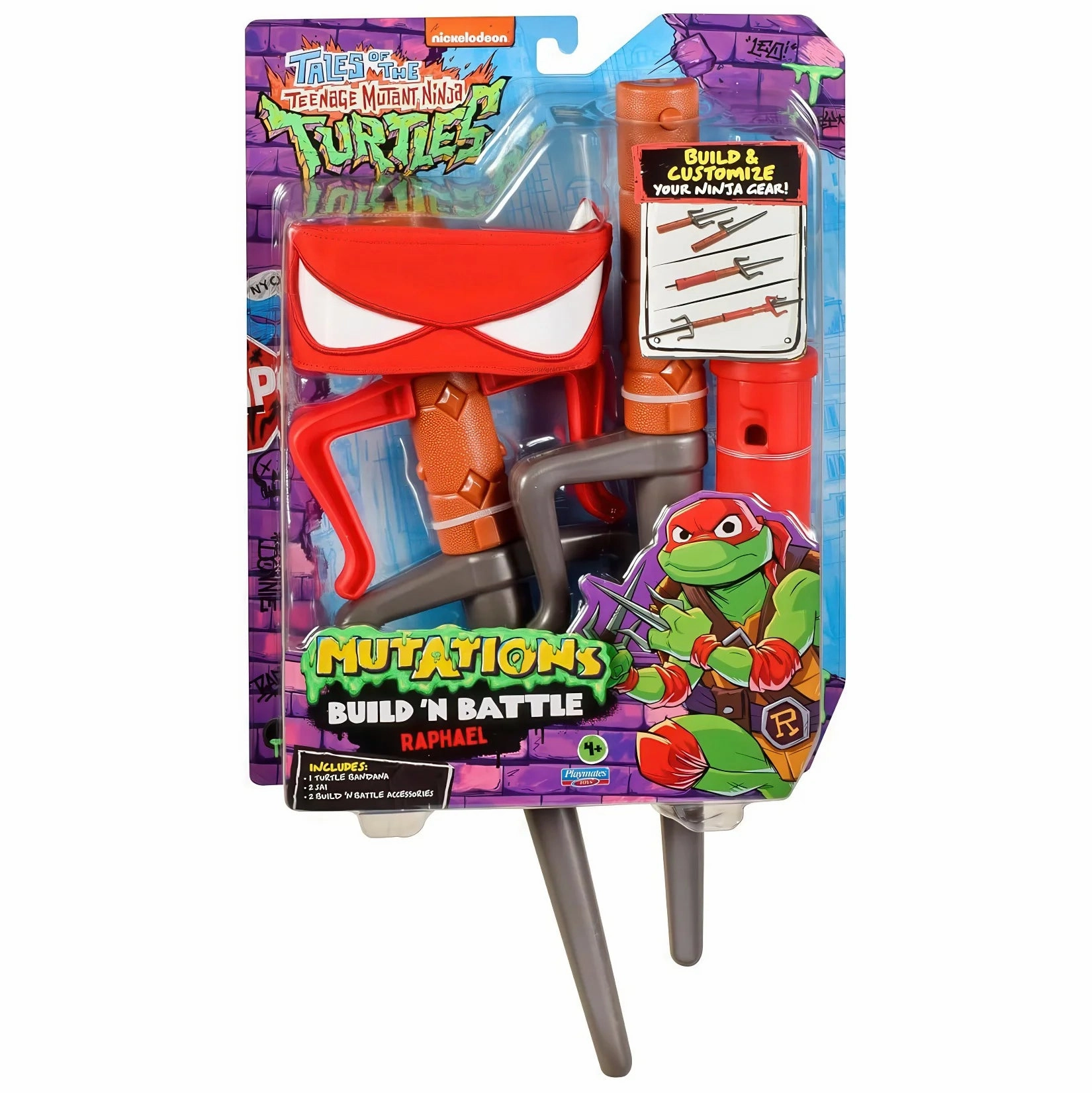 Dynamic Reflections In-Game Store Teenage Mutant Ninja Turtles Mutation Build 'N Battle Raphael's Weapons Complete Awakening