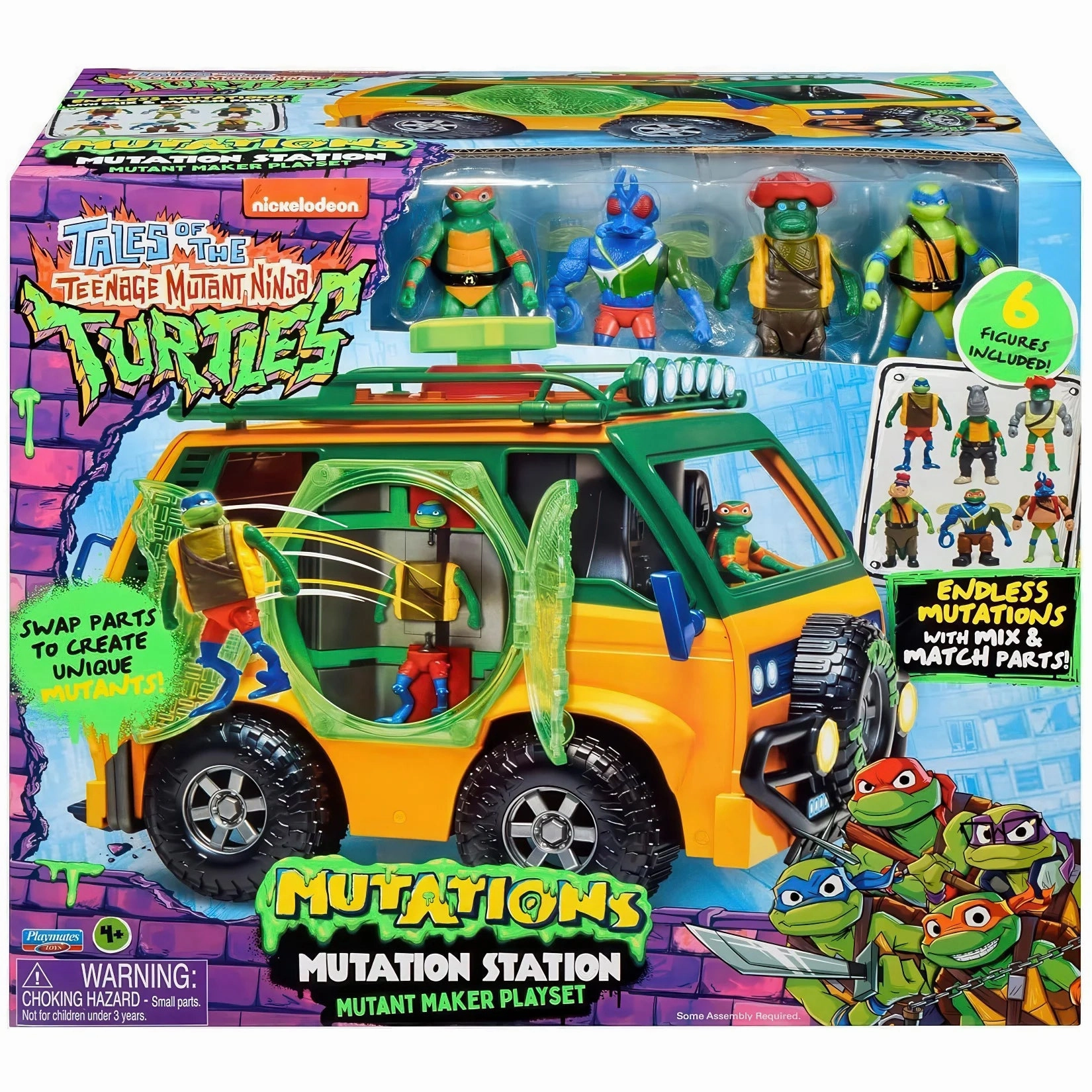 Cutting edge Teenage Mutant Ninja Turtles Mutation Station Van Playset Architectural Design