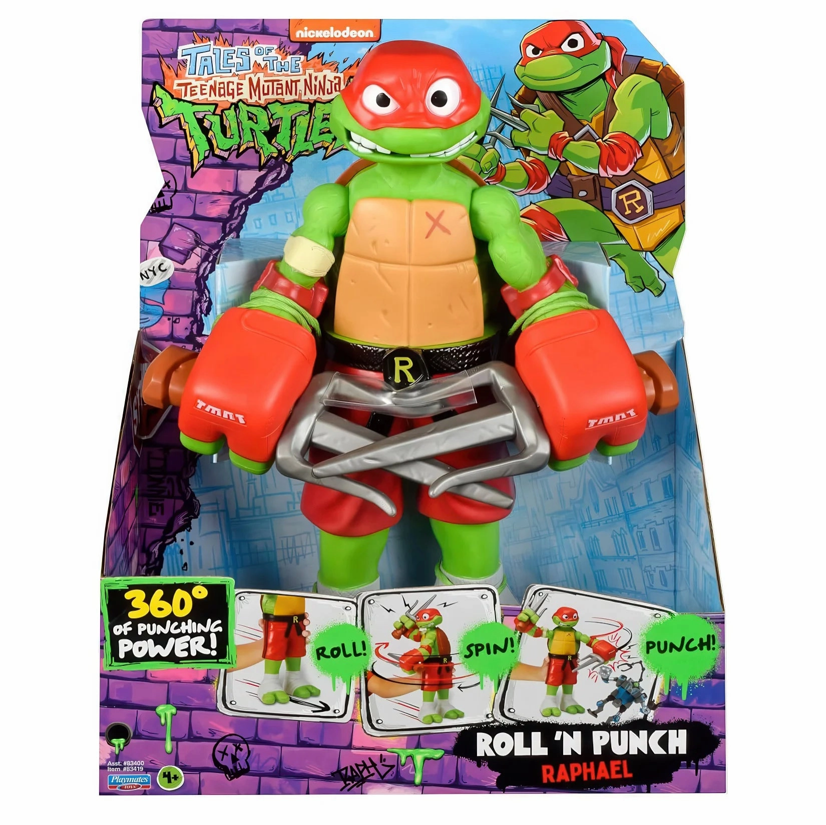 Teenage Mutant Ninja Turtles Tales of Giant Roll 'N Punch Raphael Figure Limited Edition Leaderboard Competition