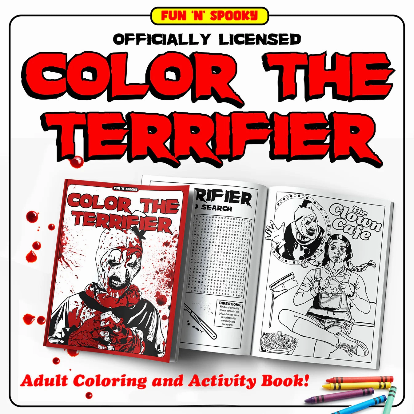 Terrifier Coloring Book Scary Figures