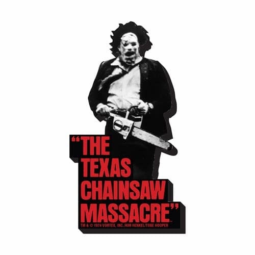 Texas Chainsaw Massacre BW Funky Chunky Magnet Playful Decor