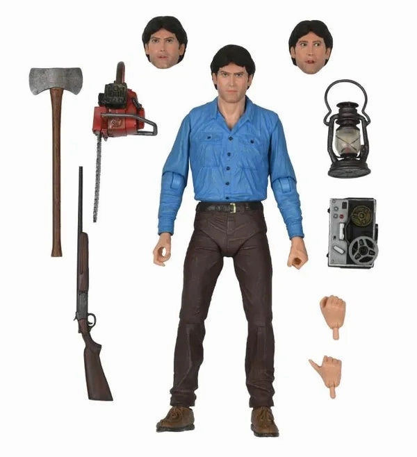 The Evil Dead 40th Anniversary Ultimate Ash Williams Figure Frightening Designs Mystical Displays