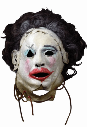 THE TEXAS CHAINSAW MASSACRE - LEATHERFACE 1974 PRETTY WOMAN MASK Monster Accessories Ghoulish Figures