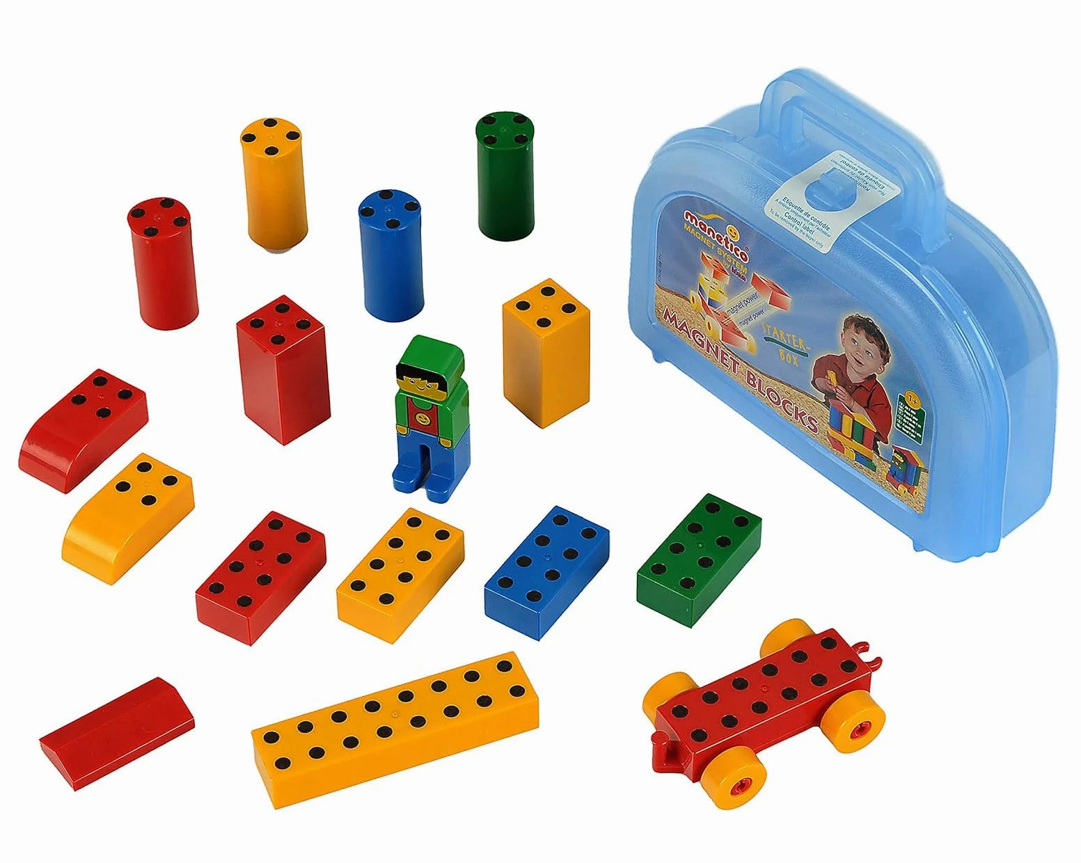 Theo Klein 0630 - Manetico Case With 16 Pieces Take Turns