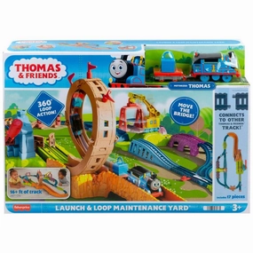 Physics Based Robot Uprising Thomas & Friends Launch & Loop Maintenance Yard Playset