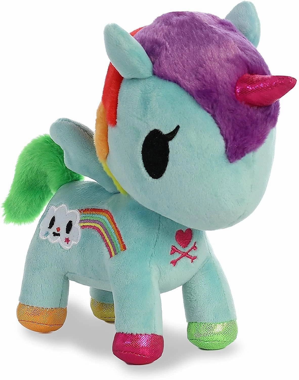 TOKIDOKI Pixie Unicorn 15653 20cm Soft Toy Tiny Beast