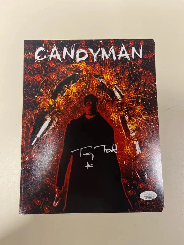 Tony Todd Autographed Candyman 8x10 Print (V6) Mystical Decor Creepy Ornaments