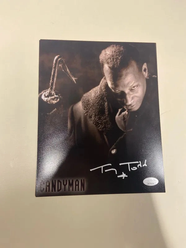 Wicked Masks Tony Todd Autographed Candyman 8x10 Print (V7)