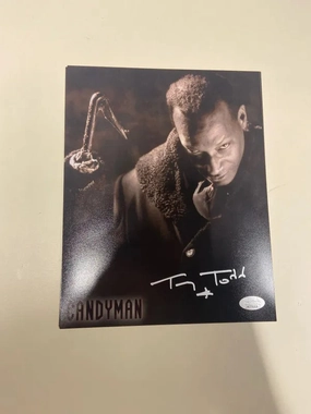 Wicked Masks Tony Todd Autographed Candyman 8x10 Print (V7)