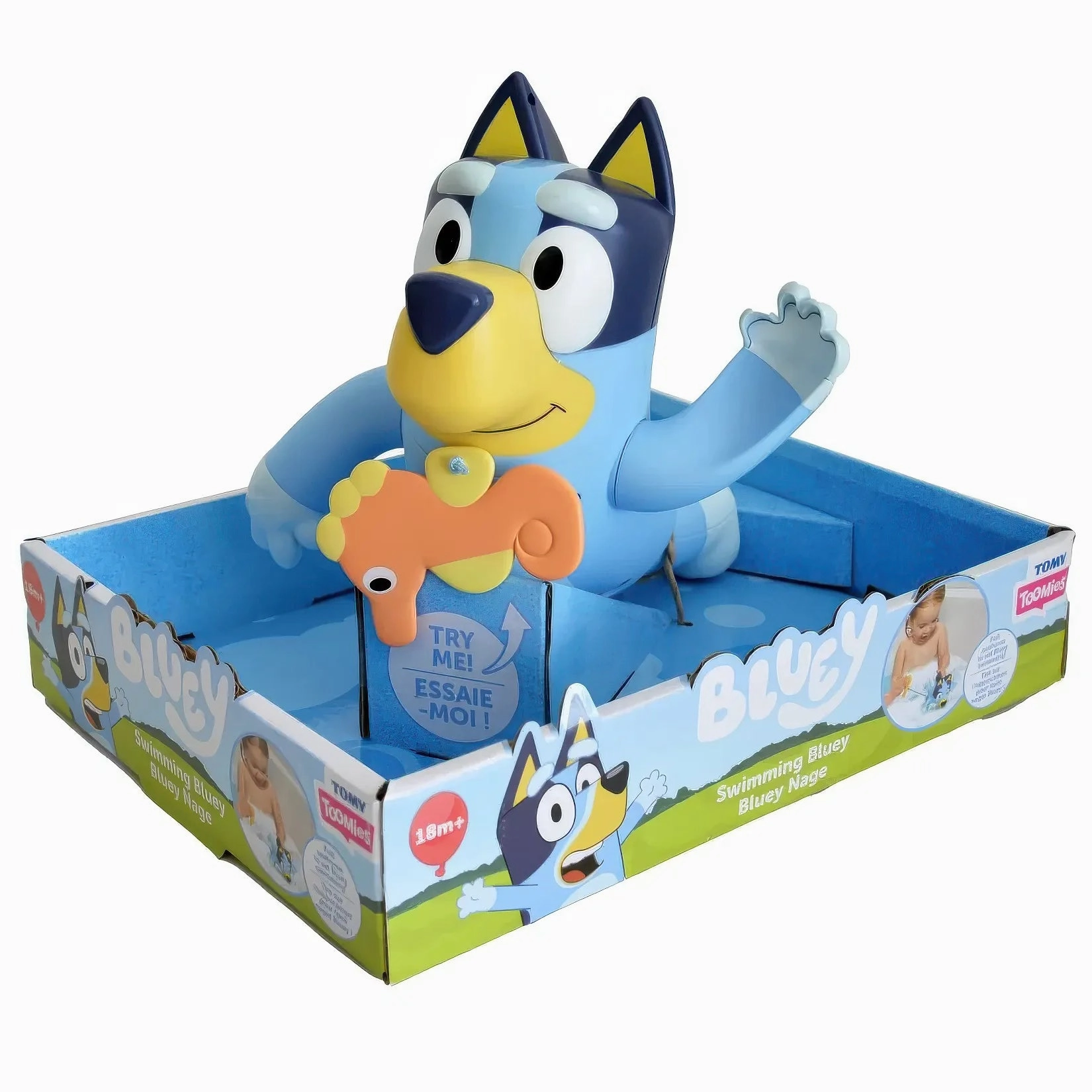Toomies Swimming Bluey Bath Toy with Seahorse Limitless Quantity