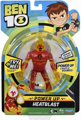 Remote Work Ben 10 BEN01000 Power Up Heatblast Deluxe Action Figure