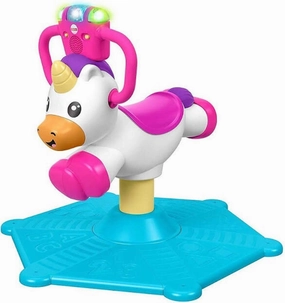 Duplicate Craftsperson Little Aspect Fisher-Price GHY50 Bounce and Spin Unicorn