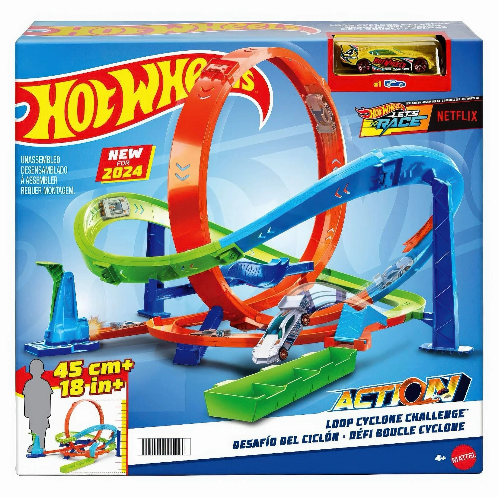Memorable Moment Labor Love Hot Wheels Loop Cyclone Challenge Car Track Set