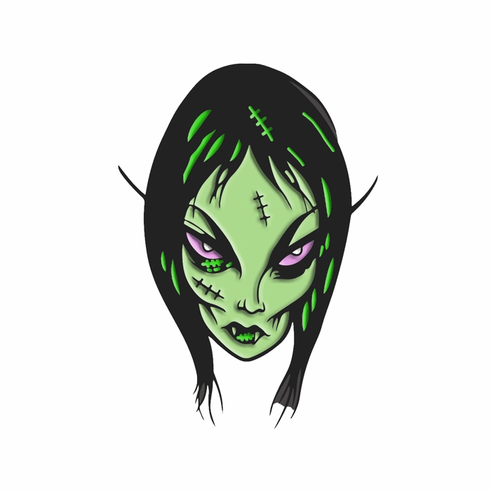 Toxictoons - Ghoulena Enamel Pin Mysterious Designs Wicked Decorations