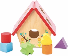 Le Toy Van My Little Bird House Shape Sorter Array Creator Official Merchandise